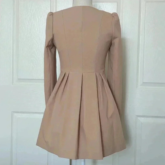 Gelano Fit And Flare Tan Jacket - Picture 4 of 4